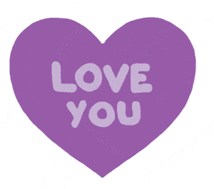 Love You Heart for Valentine's Day