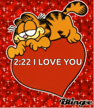 Garfield: I Love You Heart