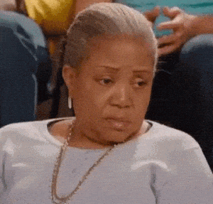 Unimpressed Elderly Woman