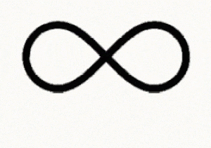 Infinity and Heart Love Symbol