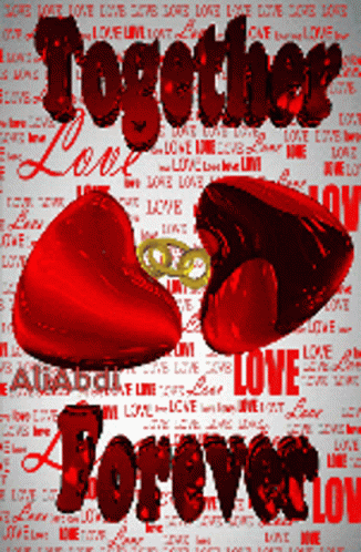 Together Love Forever Graphic (قلب)