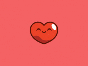 Cute Animated Love Heart