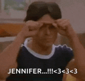 Jennifer, I Love You! Heart Gesture