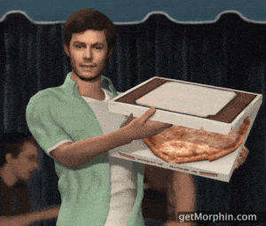 Adam Brody Shows Love with Heart Pizza