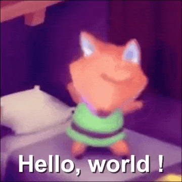 Tunic dancing hello world