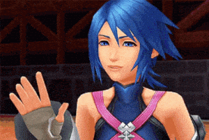 Aqua from Kingdom Hearts Waves Hello