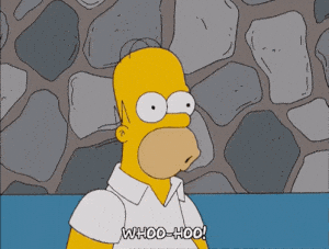 Homer Simpson's Excited Whoo Hoo!