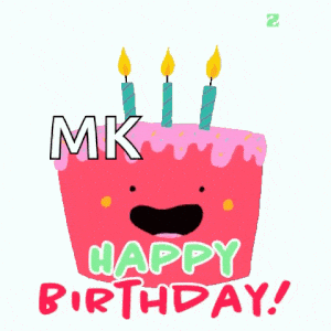 MK Happy Birthday Cake Celebration