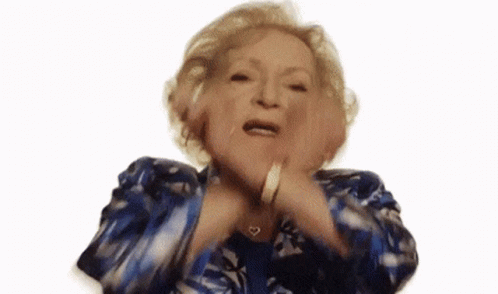 Betty White's Funny Face