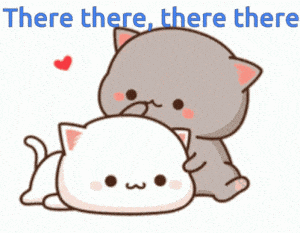 Cute Cats Hugging: There There Love U So Much