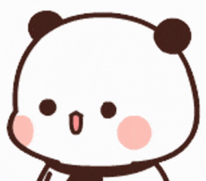 Happy Excited Panda Close-Up