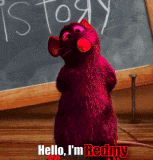 Redmy from Ratatouille Says Hello