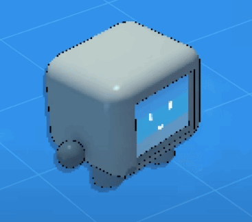 Hello World Robot Monitor Animation