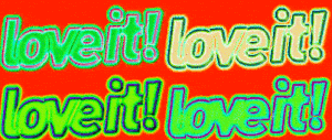 Love It! Animated Text Loop