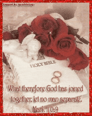 Wedding Love Celebration with Holy Bible