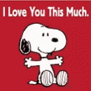 Snoopy: I Love You This Much