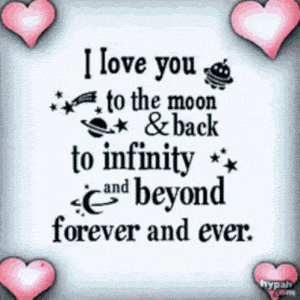 I Love You To The Moon And Back Quote