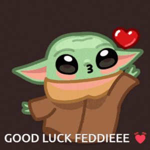 Good Luck Feddie: Animated Love Message
