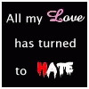 Love Hate Quote Poster