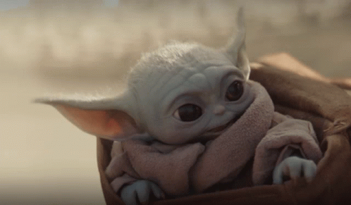 Baby Yoda (The Child) Wide Awake & Excited