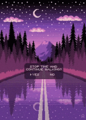 Aesthetic Love: Pixel Art Scene