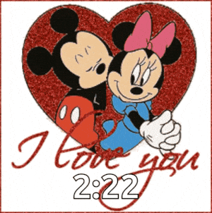 Mickey & Minnie Mouse: I Love You Quote