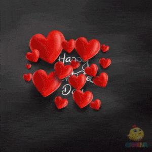 Happy Valentine's Day with Hearts