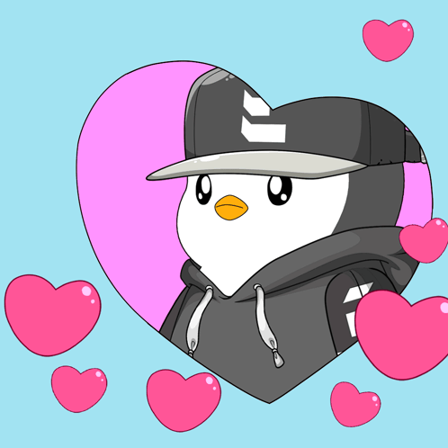 Love You Cute Penguin