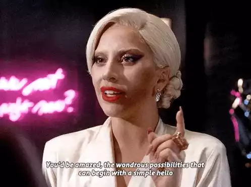 Lady Gaga as The Countess: Simple Hello