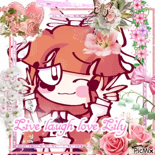 Shy Lily: Live Laugh Love Lily Art