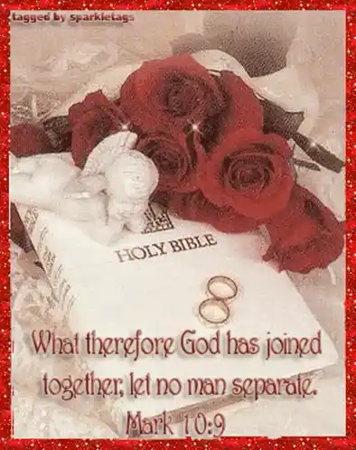 Wedding Love Celebration with Holy Bible