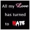 Love Hate Quote Poster
