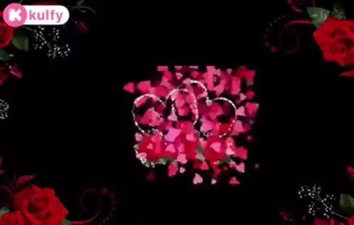 Floating Love Hearts Animation