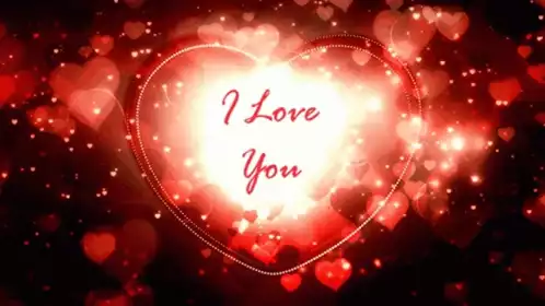 I Love You Hearts Animation