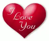 I Love You Heart Message