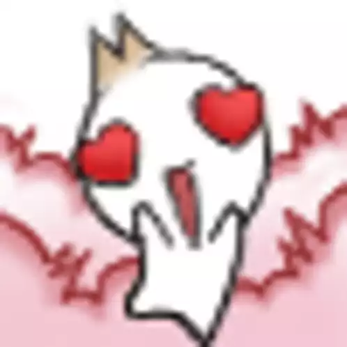 Love-Struck Ghost with Heart Eyes