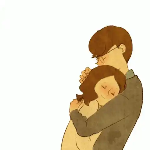 Love Language: Couple Hugging