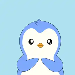 Cute Pudgy Penguin Expressing Love