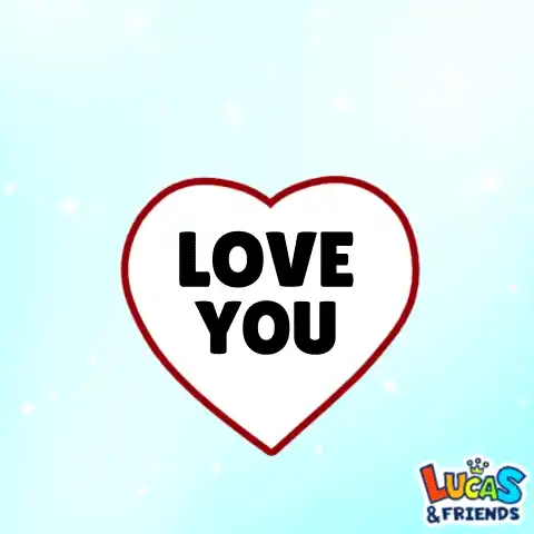 Love You Heart with Red Roses