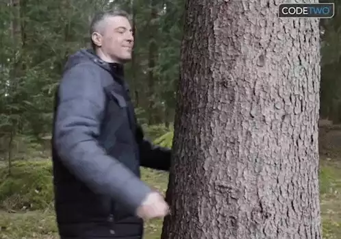 Man Hugging Tree - Love Nature