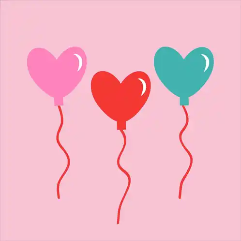 Love Party Heart Balloons