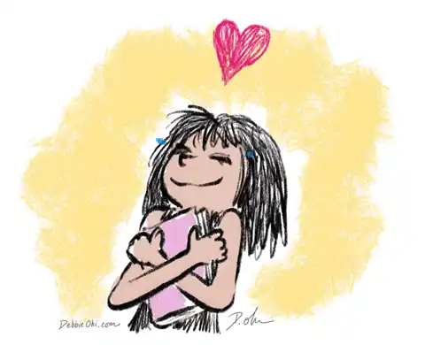 Love This Book: A Drawing by Debbie Ohi
