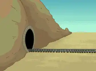 Love Tunnel: Train Squeezes Through