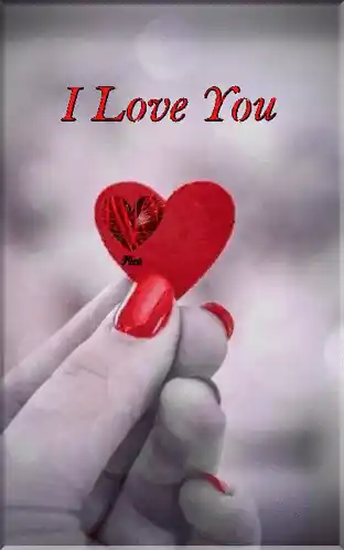 Hand Holding I Love You Heart