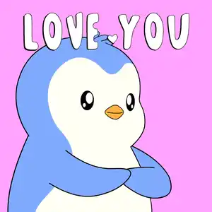 Pudgy Penguin: Love You & Grateful Hearts