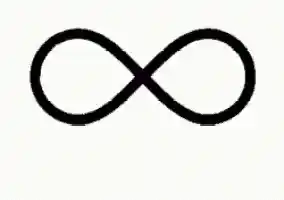 Infinity and Heart Love Symbol