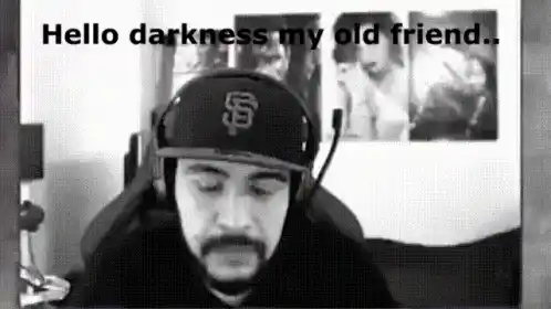 Mastersnakou: Hello Darkness My Old Friend