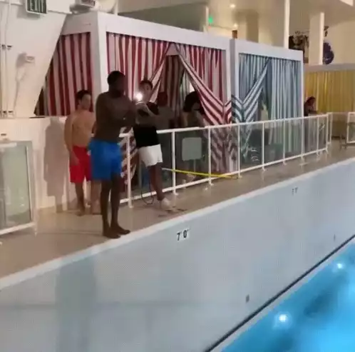Meek Mill's Funny Pool Dive