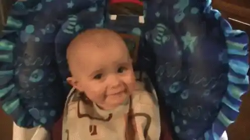 Cute Baby Says Mommy