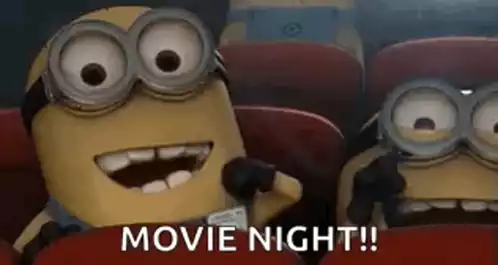 Minions Excited for Movie Night